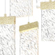 Carolina LED Chandelier With Gold Leaf Finish