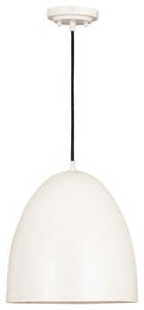 Zlite 6012P12-SWH 1-Light Pendant, Satin White