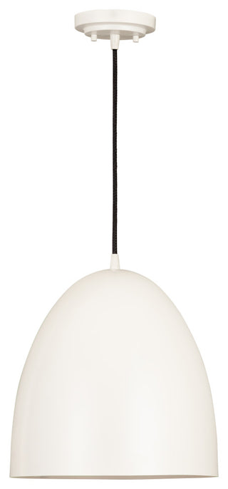 Zlite 6012P12-SWH 1-Light Pendant, Satin White