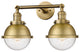 Innovations 208-BB-HFS-64-BB Hampden 2 Light Bath Vanity Light, Brushed Brass