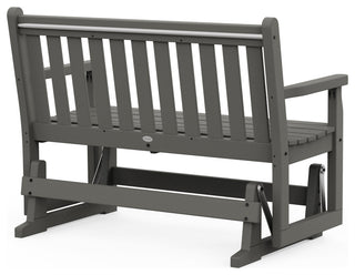 Polywood Traditional Garden 48" Glider, Slate Gray