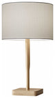 Cozy Cabin Natural Wood Table Lamp