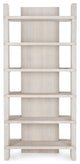 Kosas Home Doku 6 Shelf Oak Veneer White Wash Bookshelf