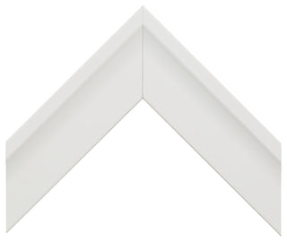 Morgan Framed Wall Mirror, White, 36"x42"