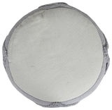 Solid Textured Decorative Diamond Pouf Ottoman