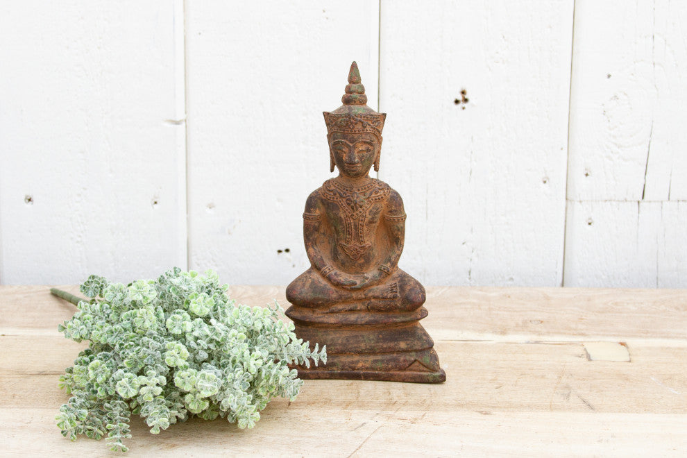 18th Century Bronze Seated Buddha