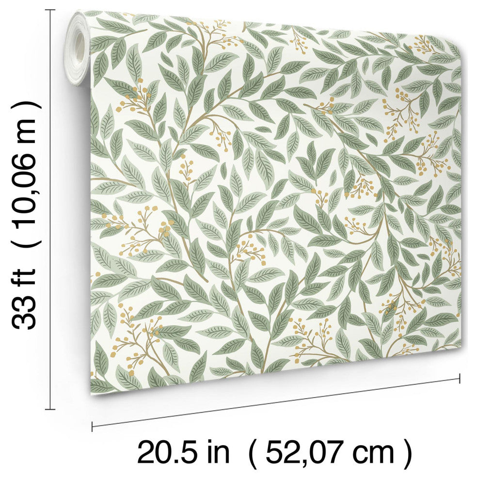 Willowberry Sage Wallpaper