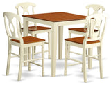 5 Pcpub Table Set - High Table And 4 Bar Stools