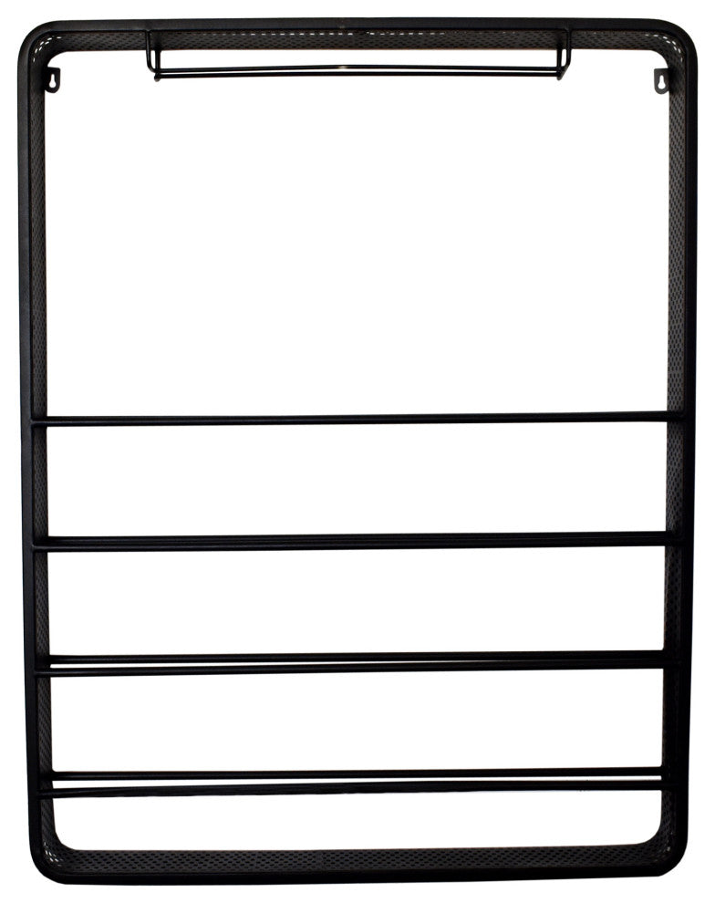 Industrial Bodega Wine Rack - Black
