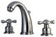 Kingston Brass Widespread Bathroom Faucet, Brushed Nickel