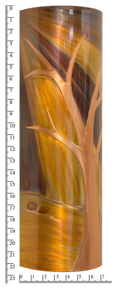 Clay Moon Copper Sconce, Branches