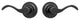 Rockwell Premium Solid Brass Chelsea Privacy Lever Set, Antique Black