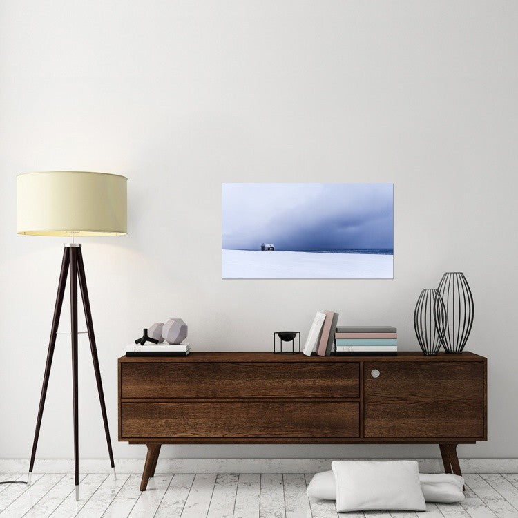 "Hunting Cabin" Stretched Canvas Giclee by Asmund Kvaernstrom, 40x22"