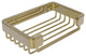 Soap Basket, Unlacquered Brass