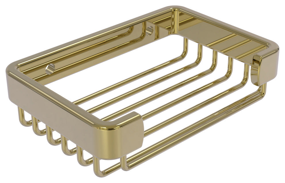 Soap Basket, Unlacquered Brass