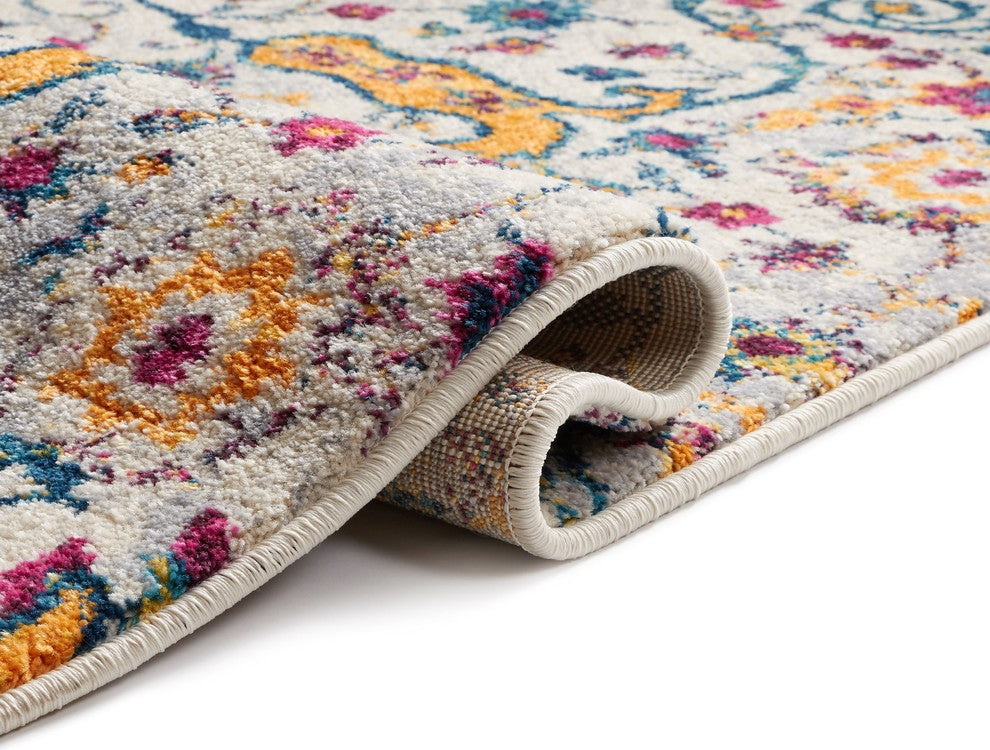 Well Woven Laurent Wonderly Modern Vintage Oriental Beige Area Rug