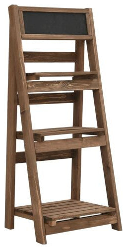 vidaXL Plant Stand Natural Wood Solid Fir Wood 15.7x11.8x35.4 in Durable