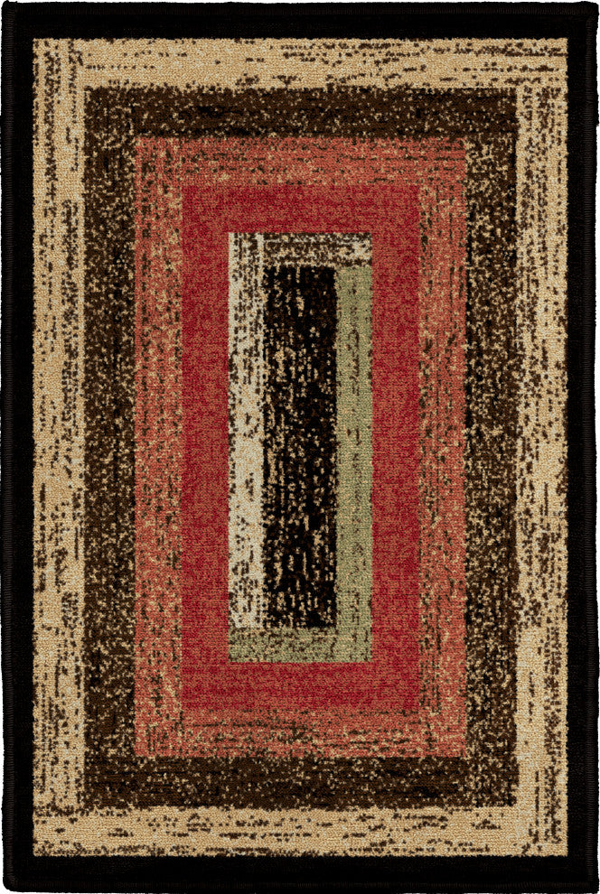 Rustic Panel Rug, 26"x39"