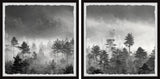 The Forest Spoke Diptych, 2-Piece Set, 24x24 Panels