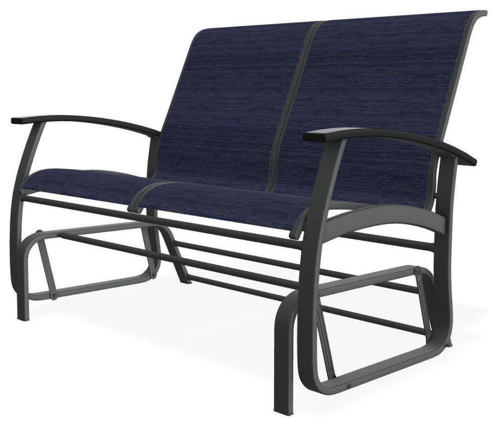 Belle Isle Sling 2-Seat Glider, Collect Indigo/Graphite