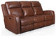 Cheyenne Dual Power Zero Gravity Mechanism Leather Sofa, Saddle