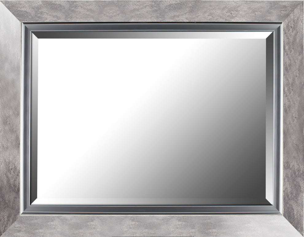 27"x35" Large Wall Mirror Silver Gradient Vanity Bathroom Bedroom Decor