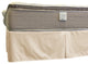 Wrinkle-Free Cotton Blend Split Corner 15" Drop Bed Skirt, Ivory, Twin XL
