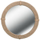 Kenroy 61025RP Wall Mirror, Rudy Collection, Natural Rope Finish
