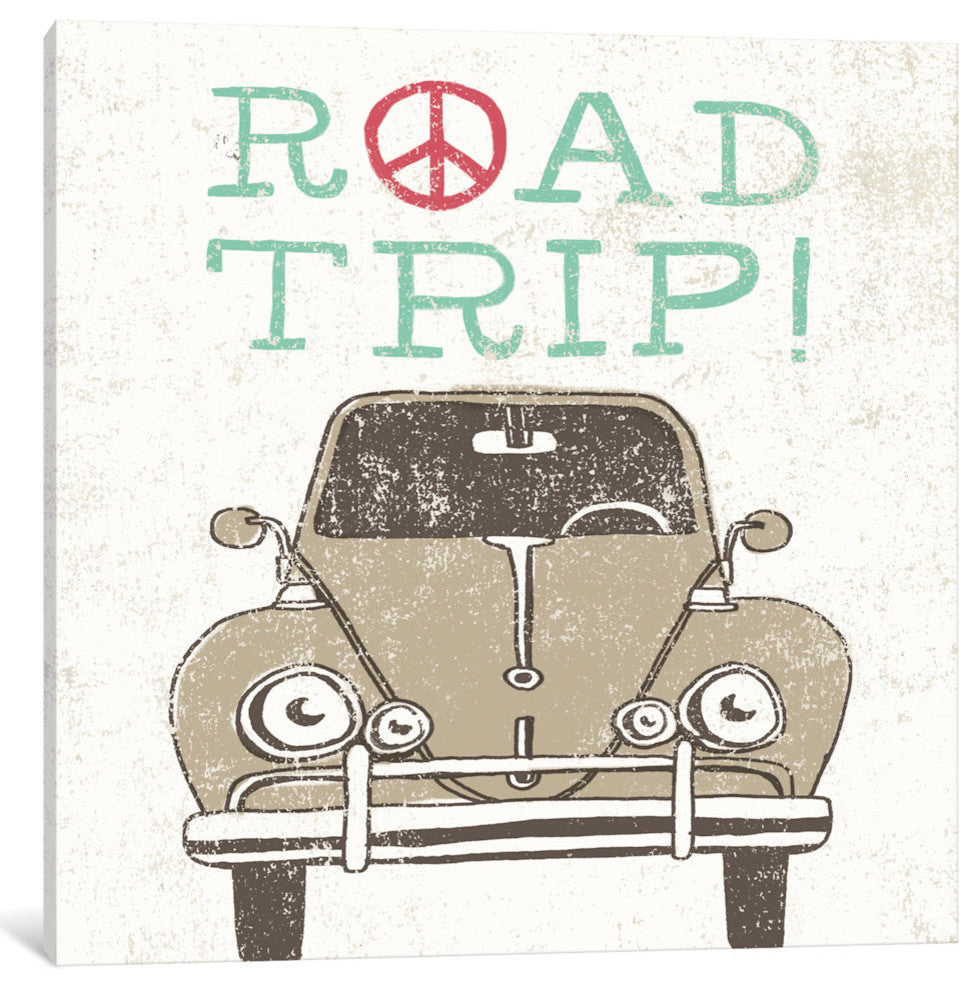 "Road Trip Beetle" by Oliver Towne, 12x12x1.5