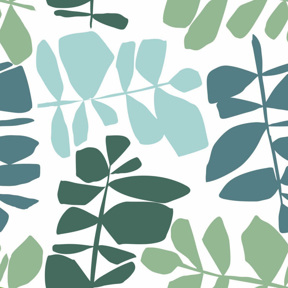 Leaf Sprigs Peel and Stick Wallpaper