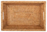 La Jolla Rectangular Multi Purpose Shelf, Storage Basket, Large, Honey-Brown