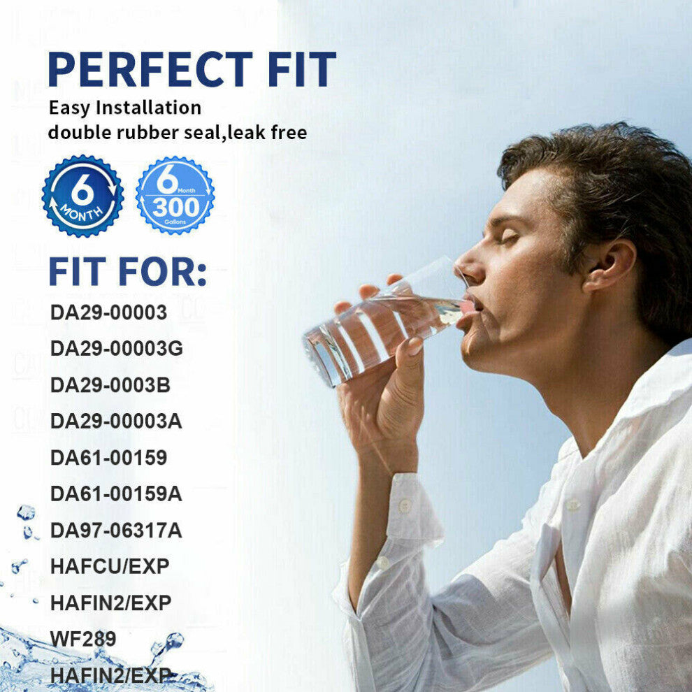 2 Pack Samsung DA29-00003G Aqua-Pure Plus Refrigerator Water Filter