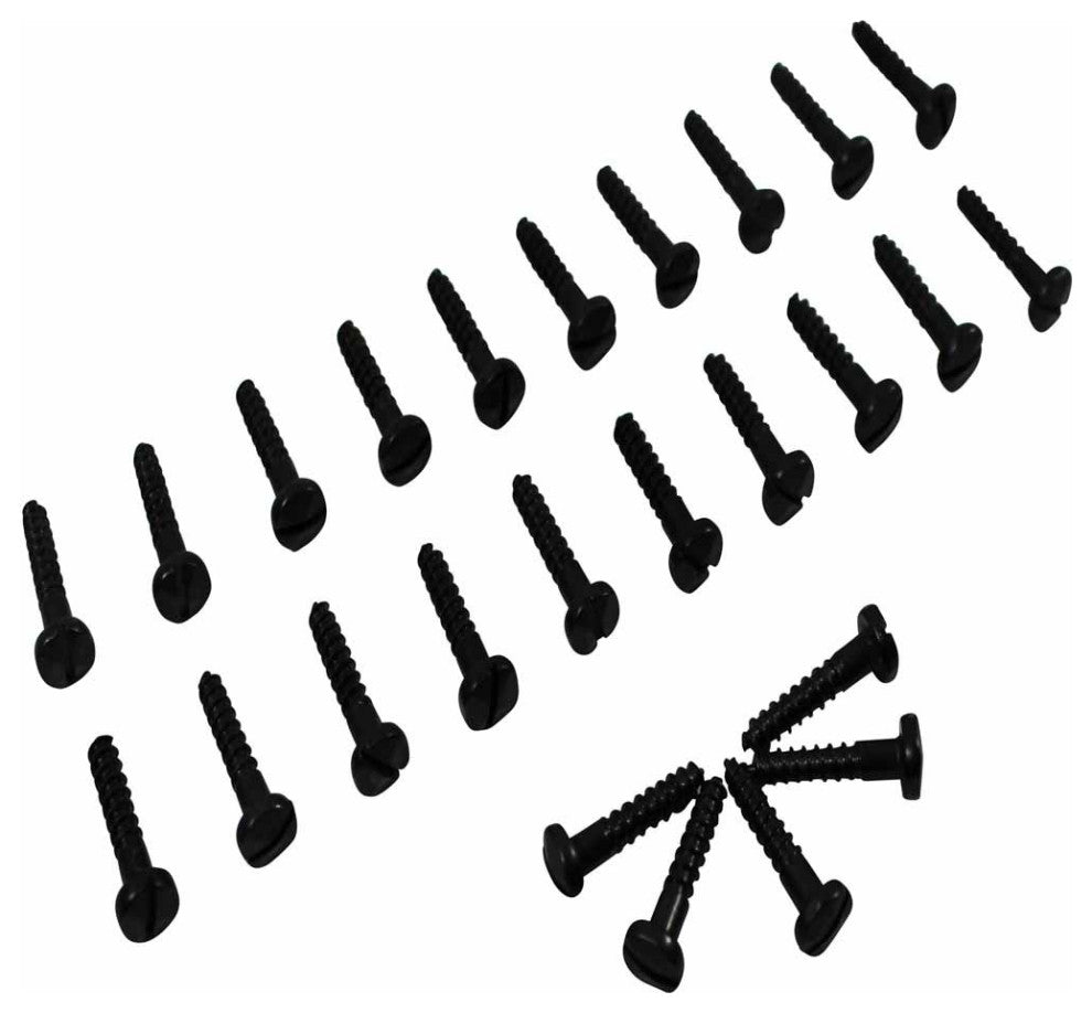 #8 Pyramid Wood Screws 3/4" Qty 75 Black Steel |