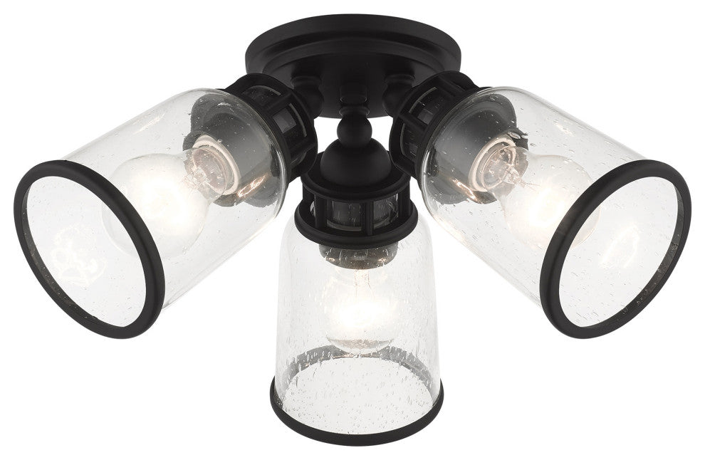 Black Industrial, Nostalgic, Transitional, Modern Classic Flush Mount