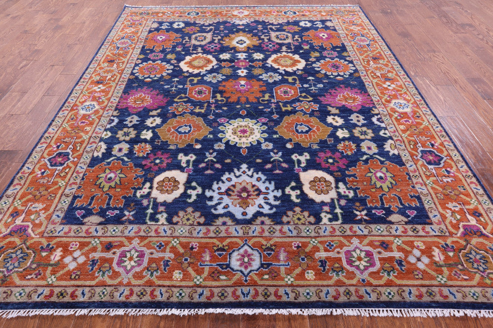 8' 1" X 10' 2" Turkish Oushak Handmade Rug - Q15952