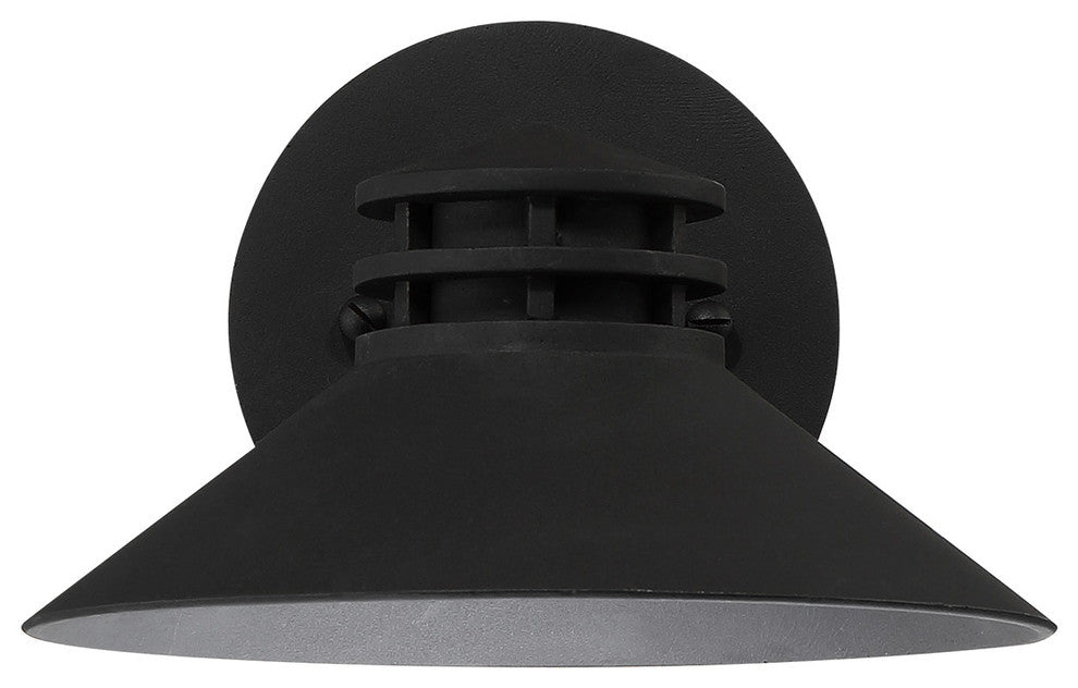 Sodor 8" LED Outdoor Wall Light 3000K, Black