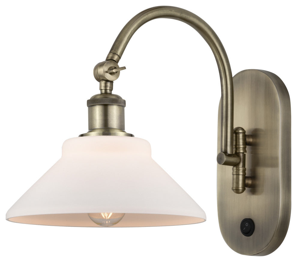 Innovations 518-1W-AB-G131-LED 1-Light Sconce, Antique Brass