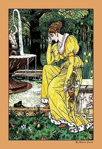 The Frog Prince - In Yellow - Fine Art Giclee Print 24" x 36"