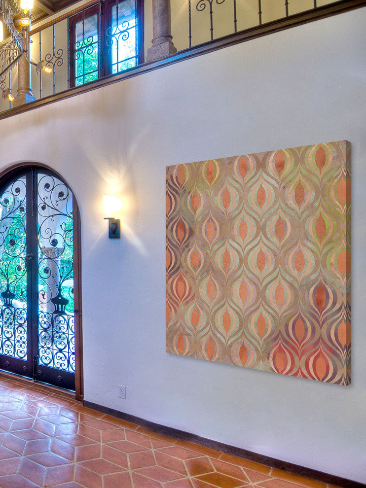 "Pattern" Painting Print on Canvas by Evelia