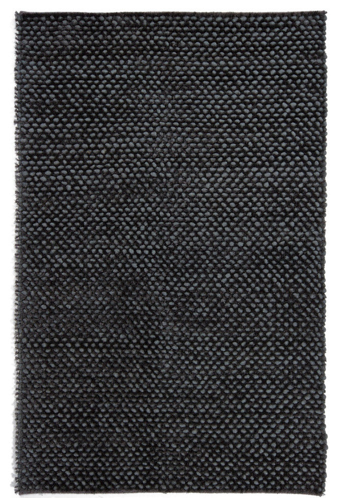 Strata Contemporary Area Rug, Dark Gray, 7'9" Round