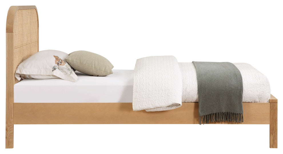 Siena Ash Wood Bed, Natural, Twin