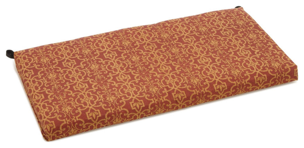 45"x19" Outdoor Spun Polyester Loveseat Cushion, Vanya Papprika