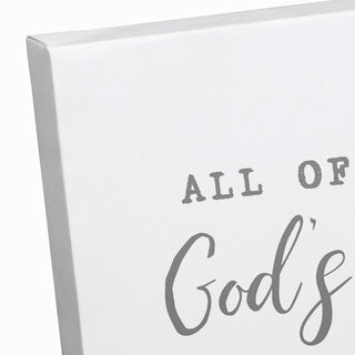 Gods Grace In One Tiny Face 12x12 Canvas Wall Art