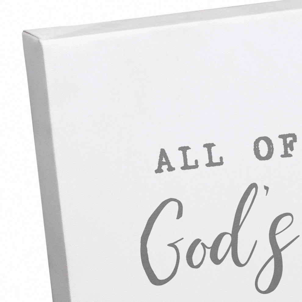 Gods Grace In One Tiny Face 12x12 Canvas Wall Art