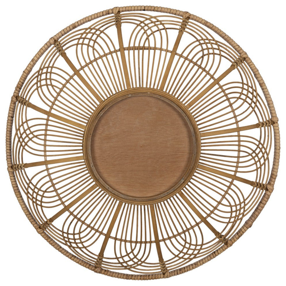 Jumbo Bohemian Bamboo Decorative Wall Basket