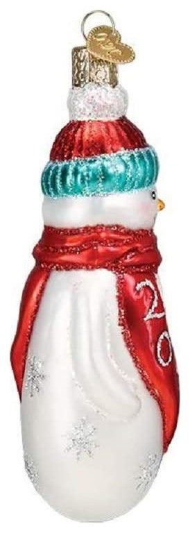 Old World Christmas 2019 Snowman Glass Blown Ornament