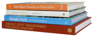 Decorative Books - Rustic Ocean Coffee Table Stack - Set of 4 Blue and Orange Books