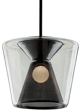 Berlin 1-Light Pendant, Soft Black