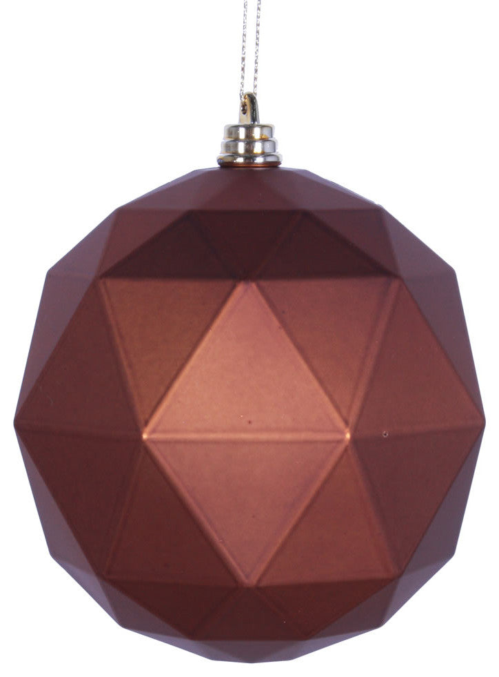 Vickerman M177388Dm 4.75" Copper Ball Ornament Featuring A Matte Finish
