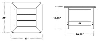 POLYWOOD Harbour Slat End Table